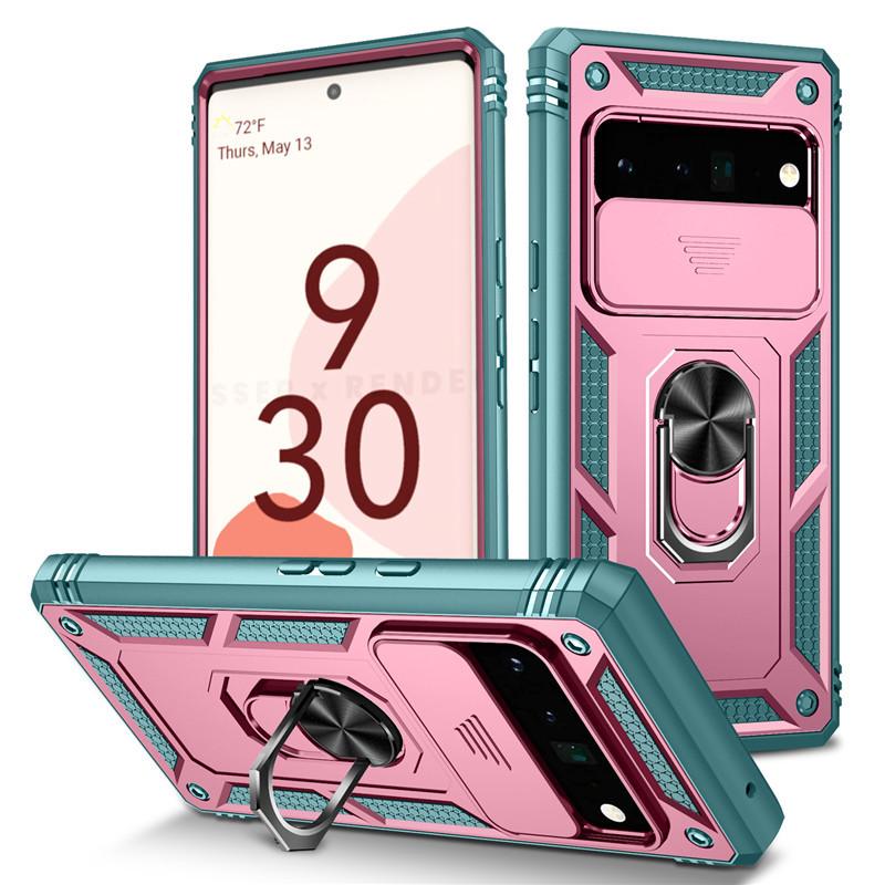 Applicable To Google Pixel 9A Sergeant Push Window Mobile Phone Case Pixel 10 Bracket Anti-drop Protective Case