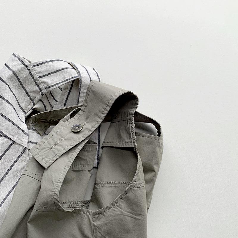 Summer Kids' Versatile Jumpsuit: Japanese-Style Boys' and Korean-Style Girls' Trendy Mid-Length Overalls