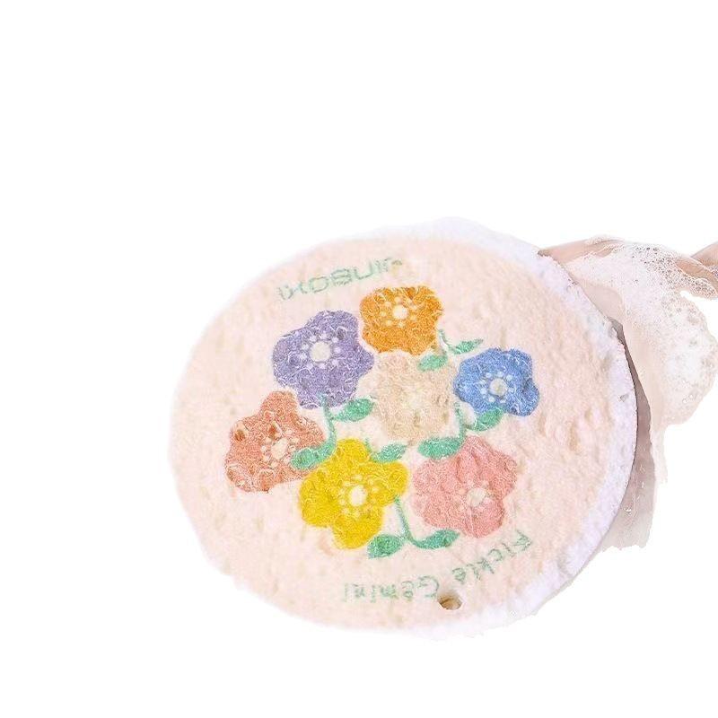 Eco-Friendly Compressed Wood Pulp Sponge: Non-stick Oil Dishwashing, Scouring & Pot Scrubbing Cloth.