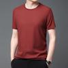 Men's Summer Waffle Crew Neck T-Shirt - Loose, Trendy, Hong Kong Style