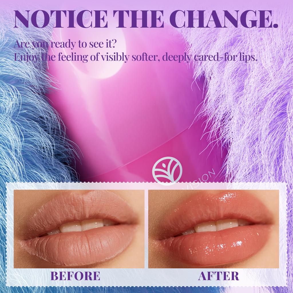 5-Color Lip Mask - Cherry & Strawberry Scented Jelly, Moisturizing Lip Care, Repair & Fade Lip Lines, for Lipitis Relief