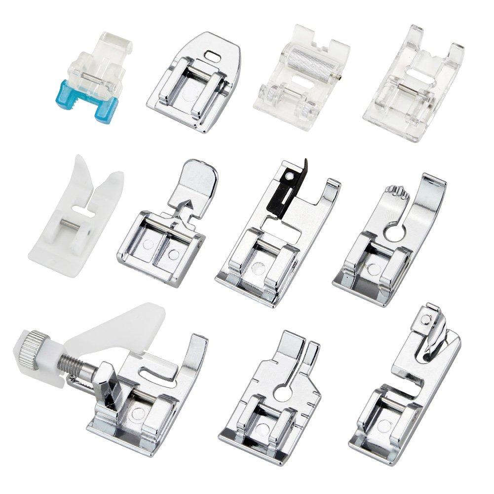 

COOLBOTANG Sewing machine set for home sewing practical sewing foot foot, 11-piece attachment, multi-functional, machines,