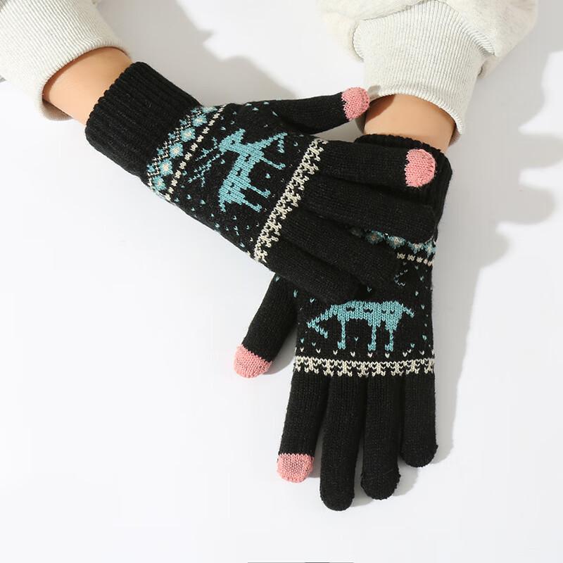 

LCsanyp Unisex Touchscreen Knit Gloves (5 Pairs)