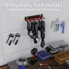 Air Tool Holder 5-Slot Wall Storage Shelf Power Tool Hanger For Electric Gadgets Drill Screwdriver Grinder Garage Studio