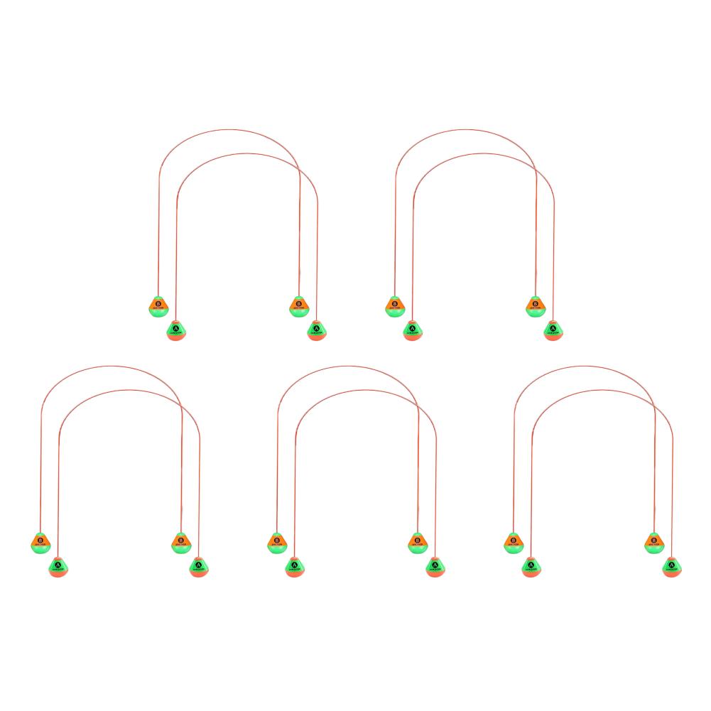 10-2PCS Through Door Diving Ring Funny Swimming Game Aids Dive Door Reusable Diving Training Crossing Rope Door Pool Water Toys