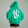 New MLB New York Yankees Logo Print Windproof Sherpa Jacket 3AFDB0426-50GNS