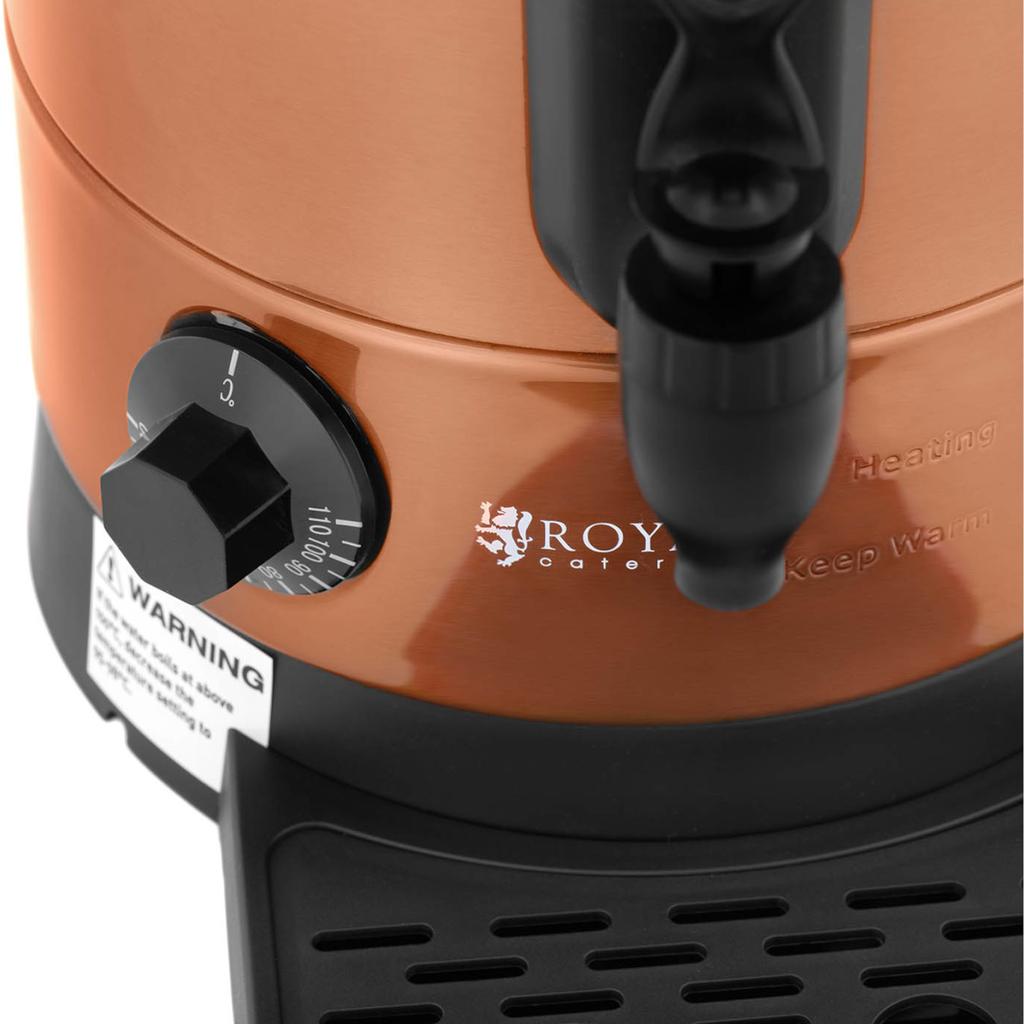 Double-Walled Water Heater With Drainer 61 L 1500 W Orange