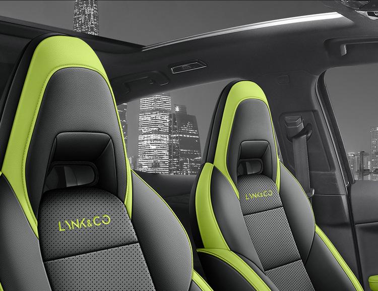 2026 Model Lynk & Co 03 Car Seat Cover - All-Season Perforated Leather, Fully Breathable, Automatic Fit