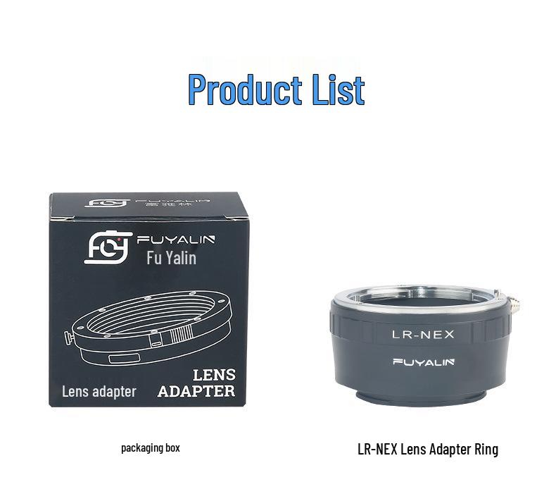 LR-NEX Lens Adapter for Canon LR Lenses To Sony NEX A7 E-mount Cameras