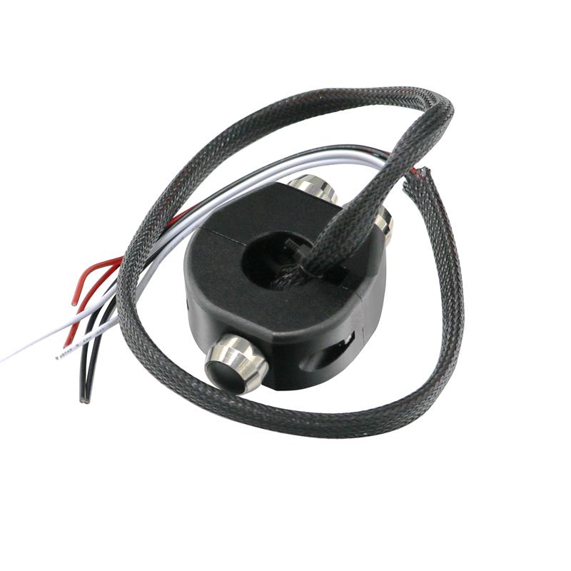LMoDri 7/8" 22mm Motorcycle CNC Momentary Latching Switch Aluminium Alloy Switch Motorcycle Handle Grips Reset