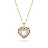 Women's Heart Zircon Necklace - Star & Moon Collection, Fashionable Clavicle Chain Jewelry, Inspired by Cross-border Internet Celebrity Styles.