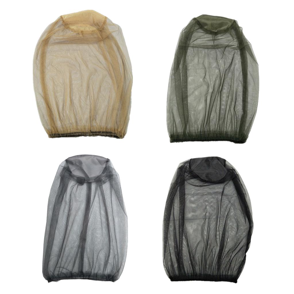 Insect Head Net Hat Fine Mesh Insect Netting Head Net Hat Anti-Insect Fishing Mesh Cap Camping Durable Protective Cover