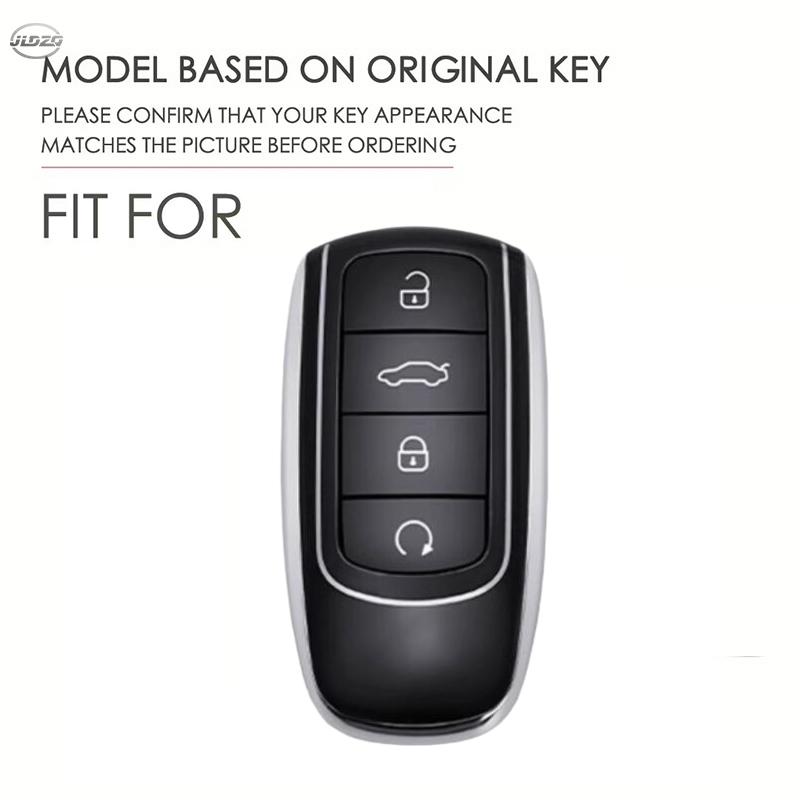 Silicone Keychain Car Keys Accessories Holder Key Cover Case For Chery Omoda 5 C5 Tigo 7 8 Pro Max Tigo 7 8 Plus Arrizo 5 Plus