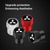4PCS Car Tire Valve Caps Metal Wheel Dust Covers Accessories for Mitsubishi Outlander L200 Pajero Sport