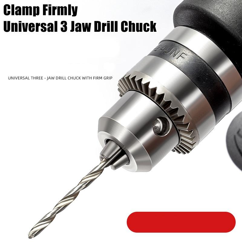 90° Three Jaw Chuck Corner Impact Drill Adapter Right Angle Bend Extension Chuck Drill Adapter Right Angle Converter Accessory