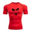 Men's Compression Fitness Sports T-Shirt, Horrible Joker Fac