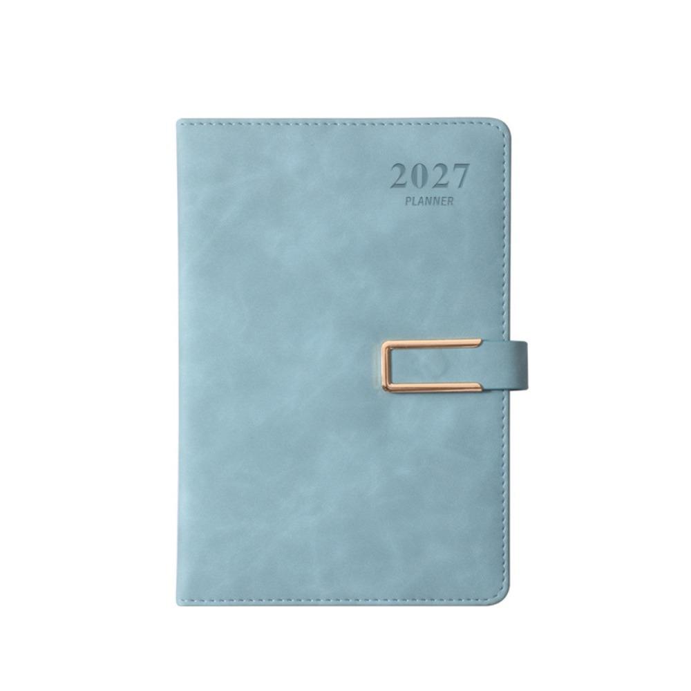 English 2027 Schedule Planner Notepad 12 Months Office Work Planner School Office Supplies синий