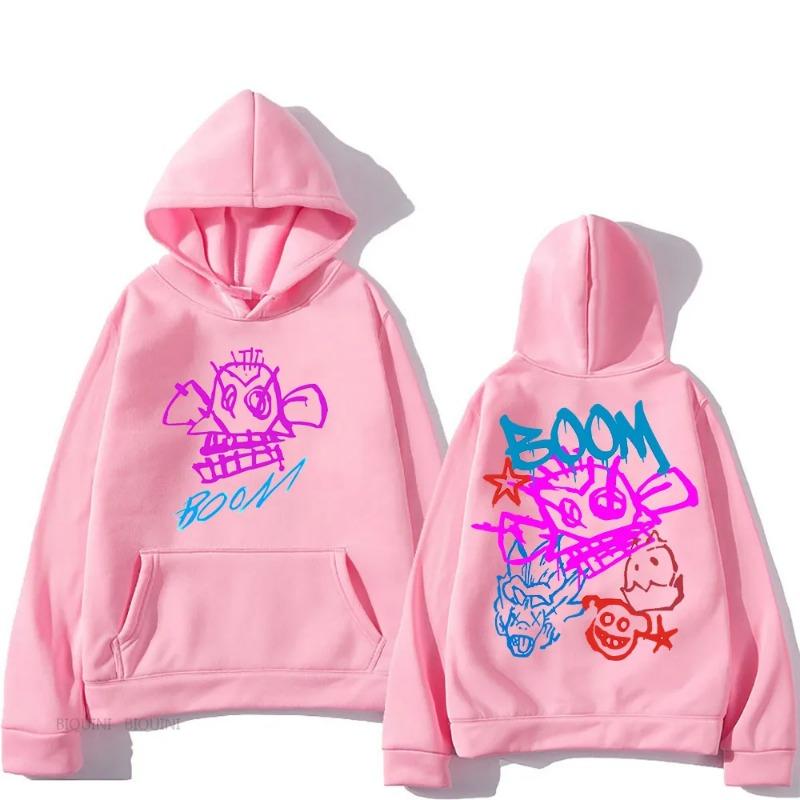 Arcane Jinx Cartoon Kapuzenpullover Langarm Harajuku Kawaii Mode Sweatshirt Grafikdruck Vintage Kleidung Niedliche Kapuzenpullover & Sweatshirts Herren