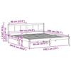 Brown Bed Frame 180 x 200 cm Solid Pine Wood