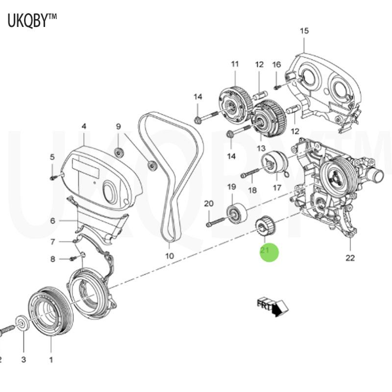 Suitable for Ch Ev Ro Le T Cr Uz E, En Vi Si On, Ch En G, Time Gauge Gear, Crankshaft, Small Gear, 24405967, Idler Wheel Accesso