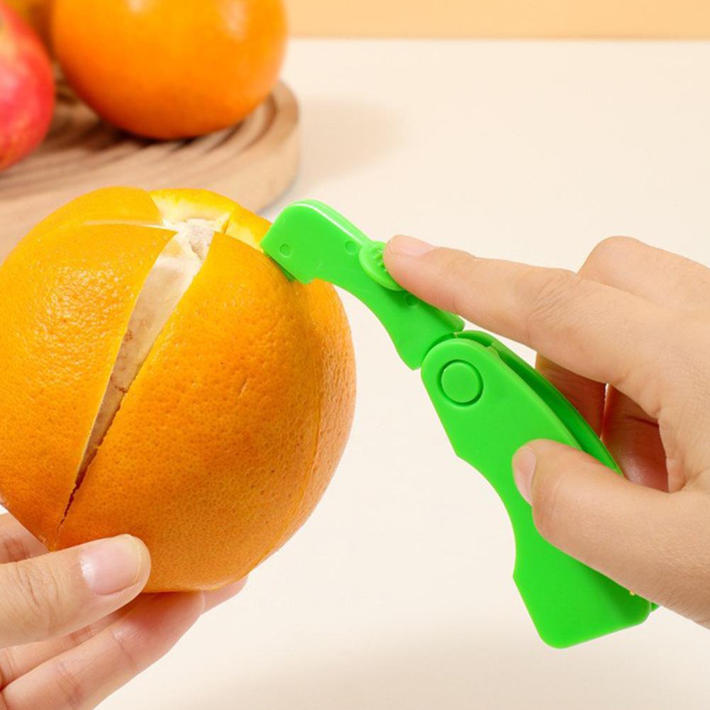 4 PCS Orange Peeler Stripper Multifunctional Open Citrus Tools Foldable Citrus Opener Juice Helper Kitchen Fruit Vegetable Tools