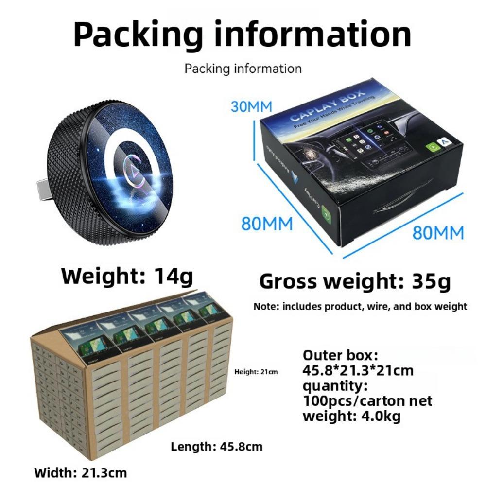 Drahtlose CarPlay Box Smart Car Modul Upgrade Android Auto CarPlay Adapter für Nahtlose Konnektivität