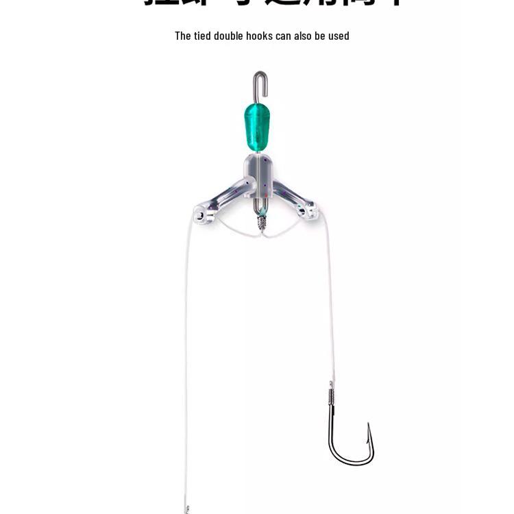 Improved Anti-Tangle Quick-Release Silicone Swivel Leader Connector