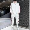 Men's Spring 2025 Korean Style Casual Suit: Youth Sport Two-Piece Set Plus Size