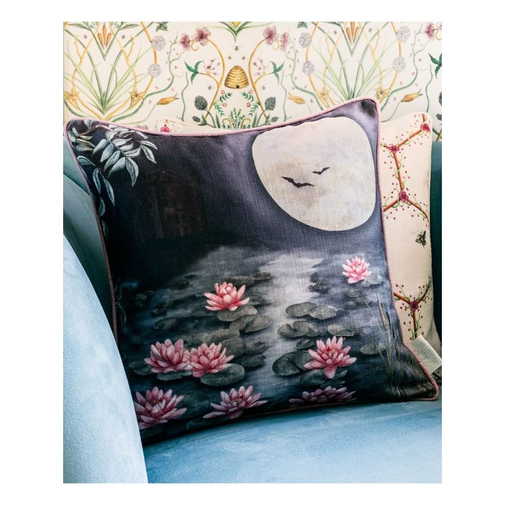 The Chateau by Angel Strawbridge Lily Filled Cushion