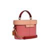 Coach Kay 20 Pebbled Leather Color-Blocked Fringe Shoulder Bag Women Handbags Gradient-Blush-Pink C8745-IMSMX