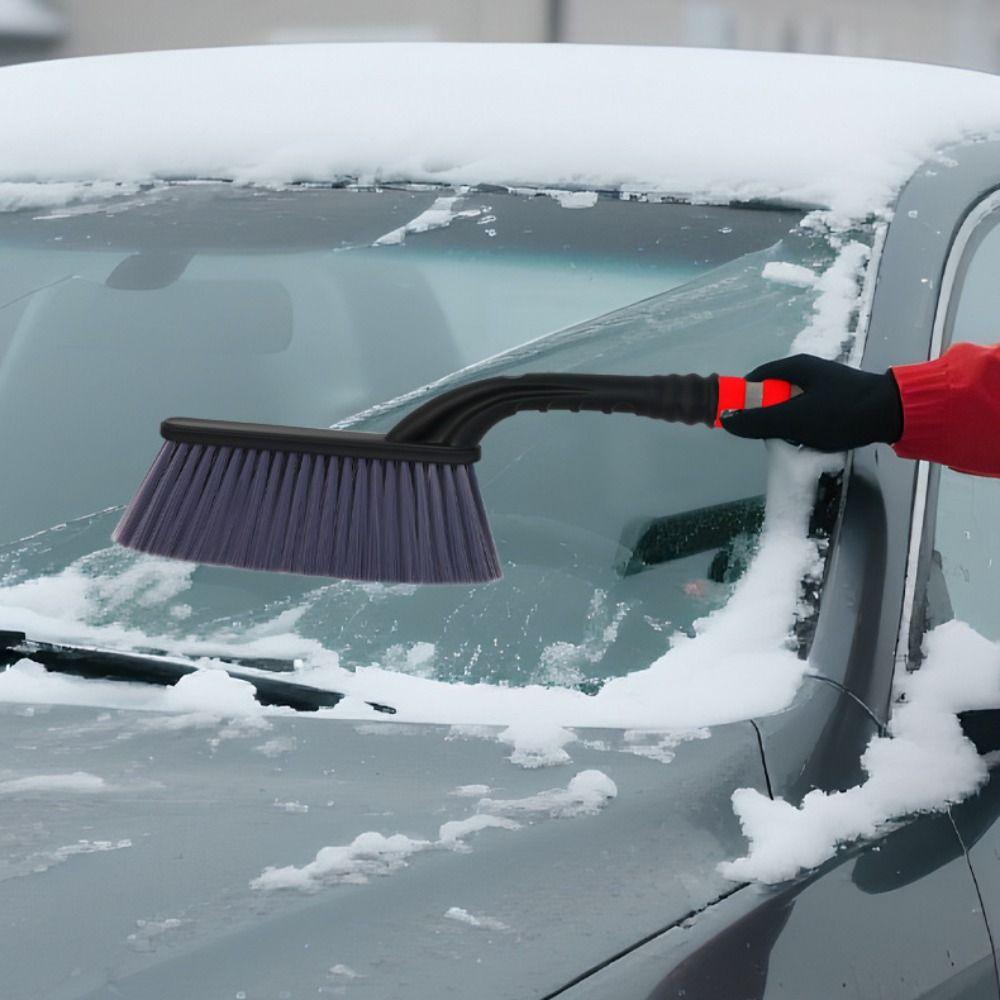 Non Slip Snow Shovel Brush Detachable Windshield Deicer Remover Practical Car Cleaning Brush