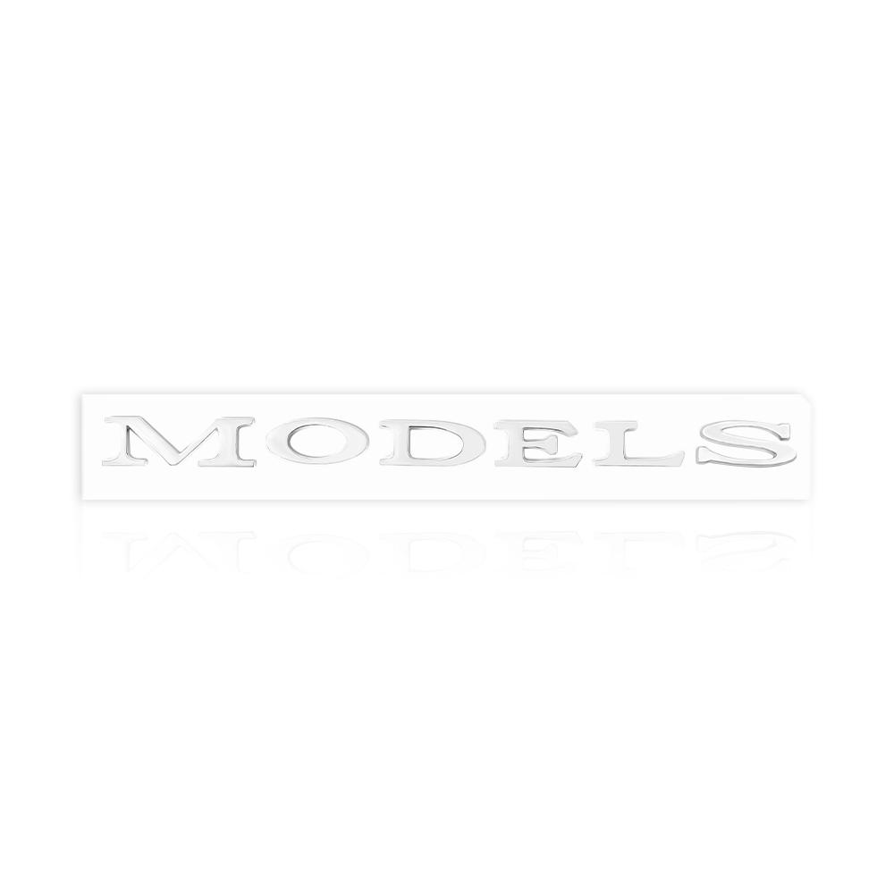 1Pcs Car ABS Badge Letter Label Space X Logo Tail Trunk Sticker For Tesla SpaceX Model 3 Model Y Model S Model X DUAL MOTOR Coil