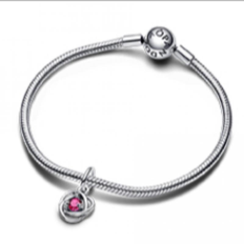 Pandora Pink Eternity Circle Dangle Charm 793125c10