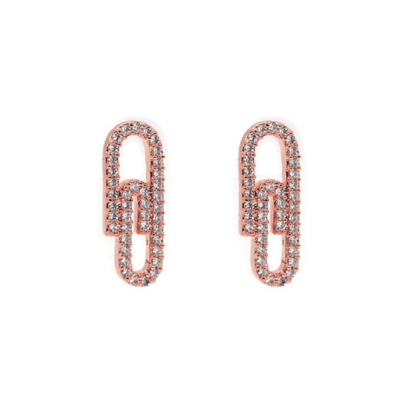 Shertz Clip Cubic Stud Earring (14k)