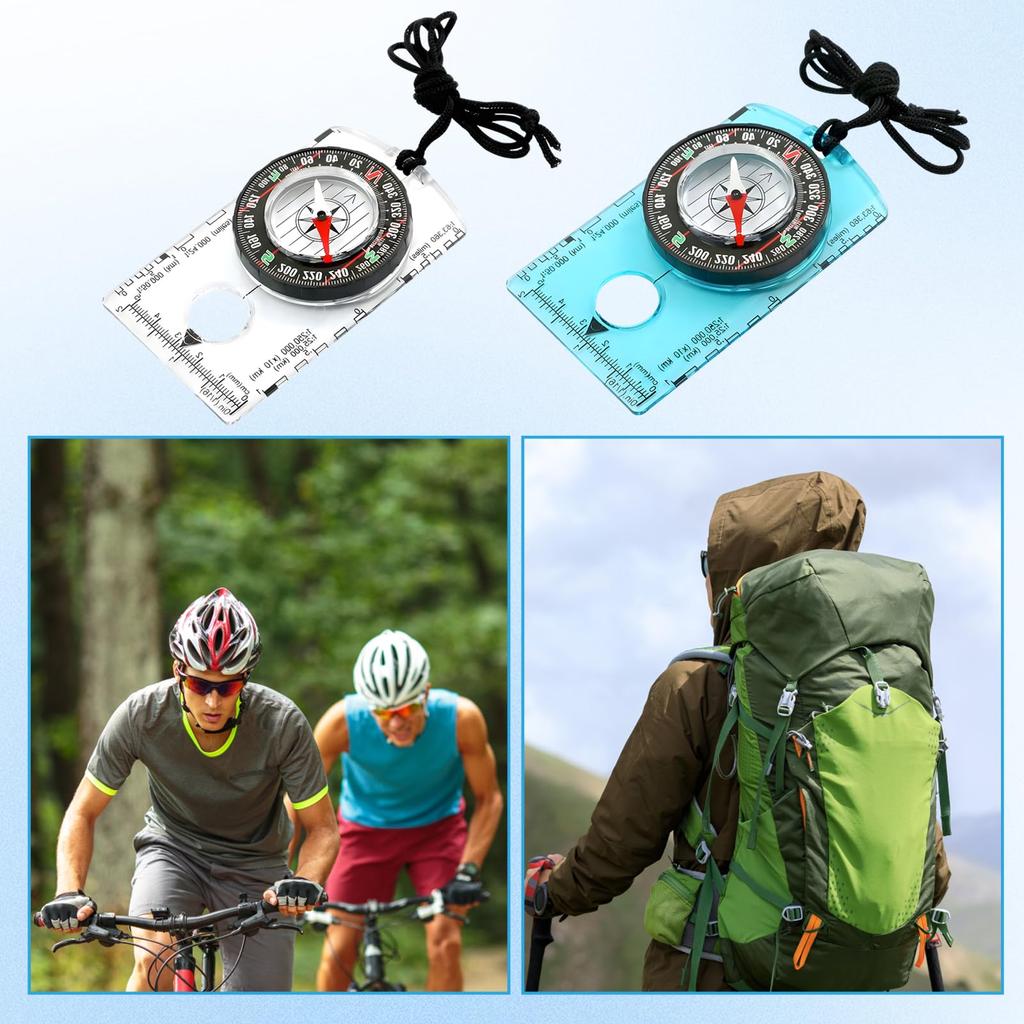 Set of 2 compass, perfect for mountain climbing and camping,