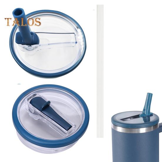 Náhradní víko sklenice 40 oz Nepropustné víko slámky Odolné proti rozlití Kryt pohárku Opakovaně použitelná ochrana proti stříkající vodě pro pohár Ice Bar Domov Cestování