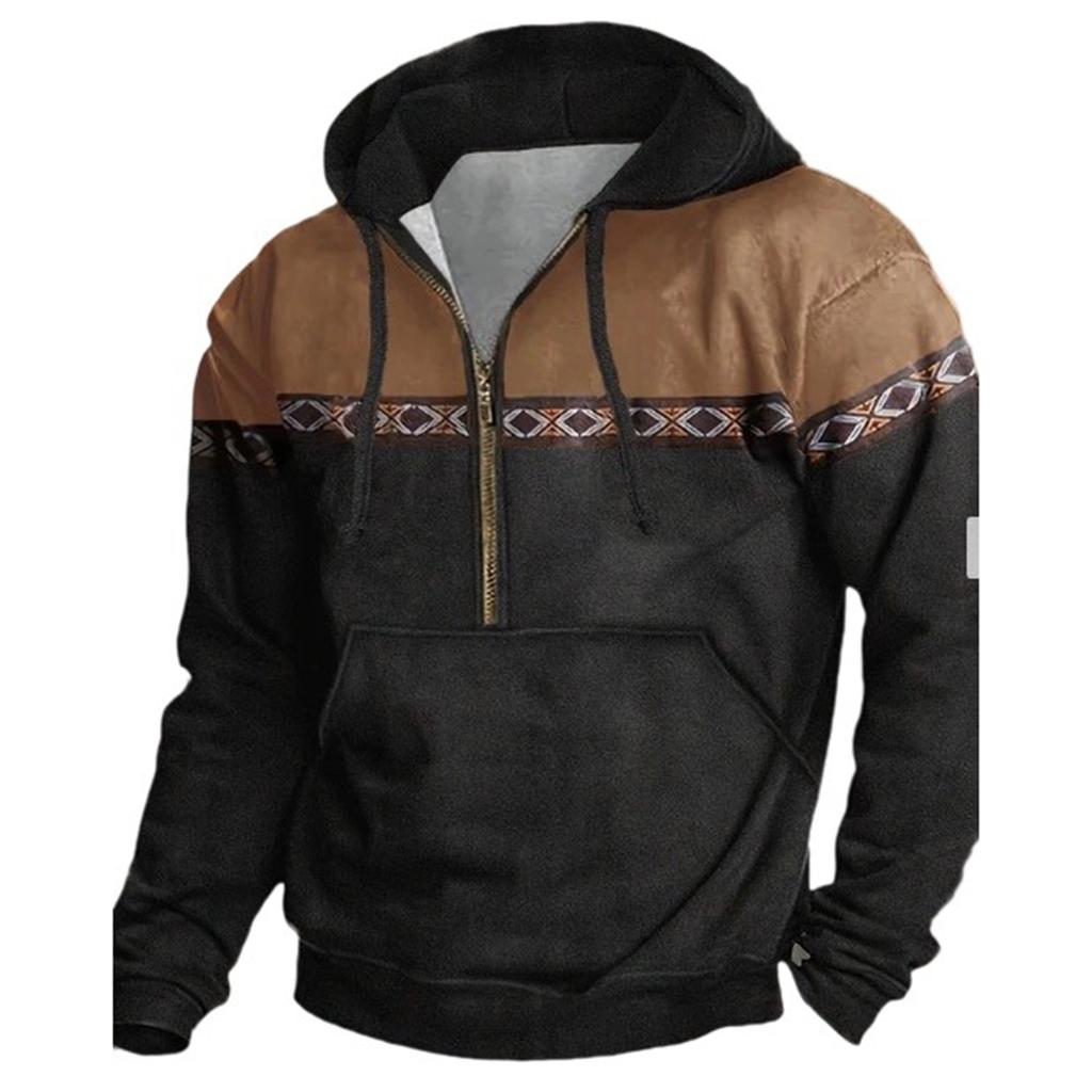 Men  Leisure  Fashion  Hooded Hood  Zipper  Hoodie