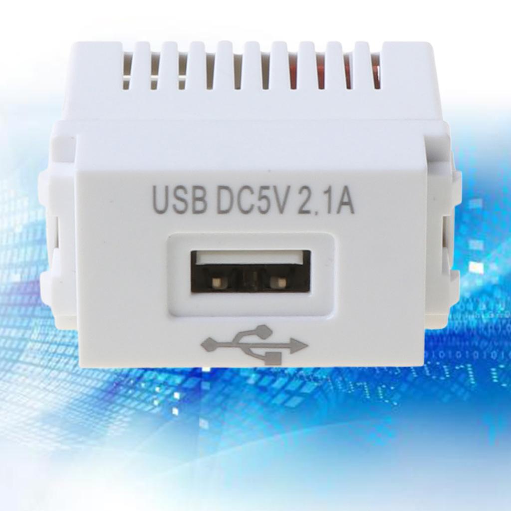USB Power Switching Module Wall Outlet Fiber SC Optical Interface Panel Socket Charging Panel Socket Power Converter
