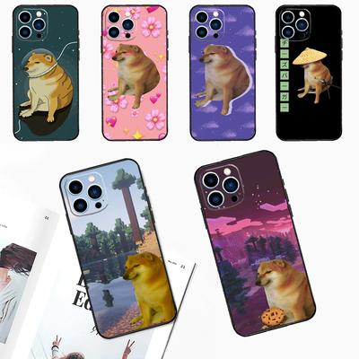Coque de téléphone amusante Cheems Doge pour OPPO Reno 13F 13 12 11 14 F 10 Pro 8T 7 8 Lite OPPO Find X9 X6 X5 X8 Pro Couverture