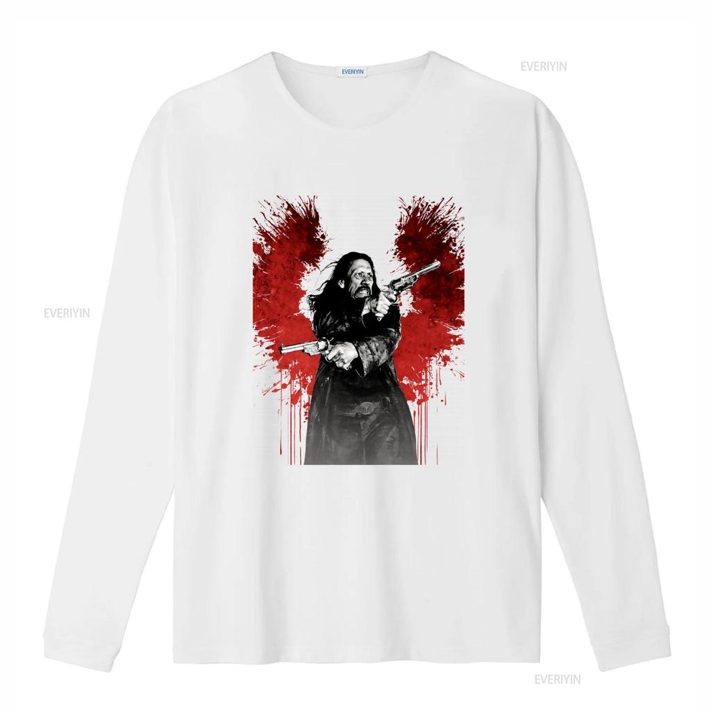 Dead IN Tombstone Danny Trejo Cult Movie Print T Shirt for Men Stylish Retro Western Design vintage Washed graphic Breathable