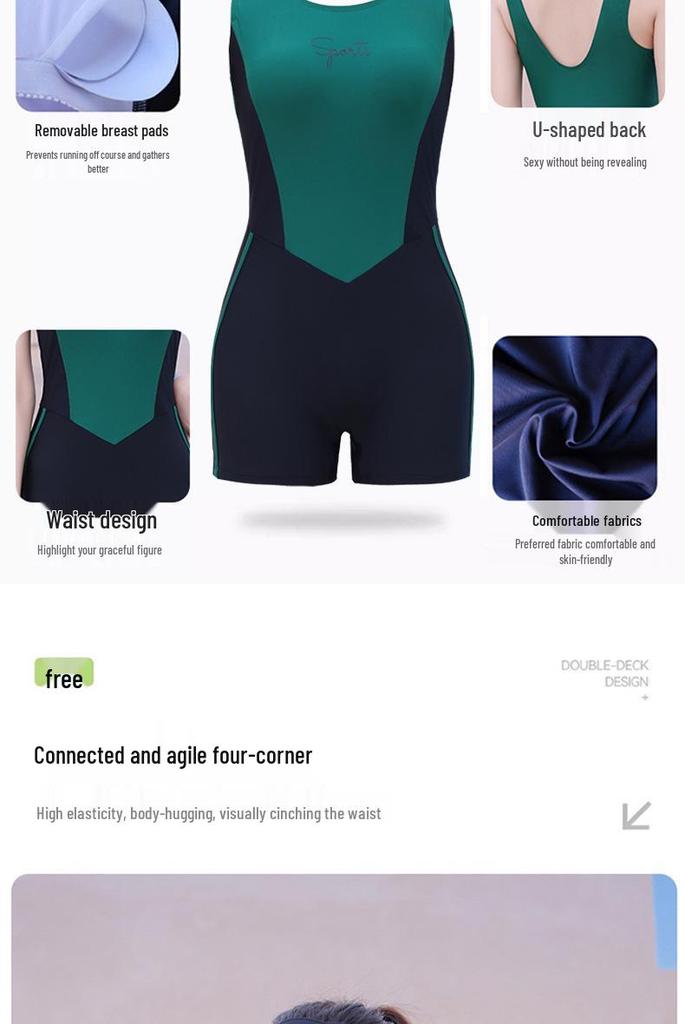 2026 One-Piece Slimming Bodycon Brief Swimsuit - Customizable Professional Competitive Swimwear