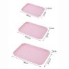 Eco-friendly Rectangular Tray Cutlery Tray Wheat Straw Tray Durable Bread Pan  Restaurant