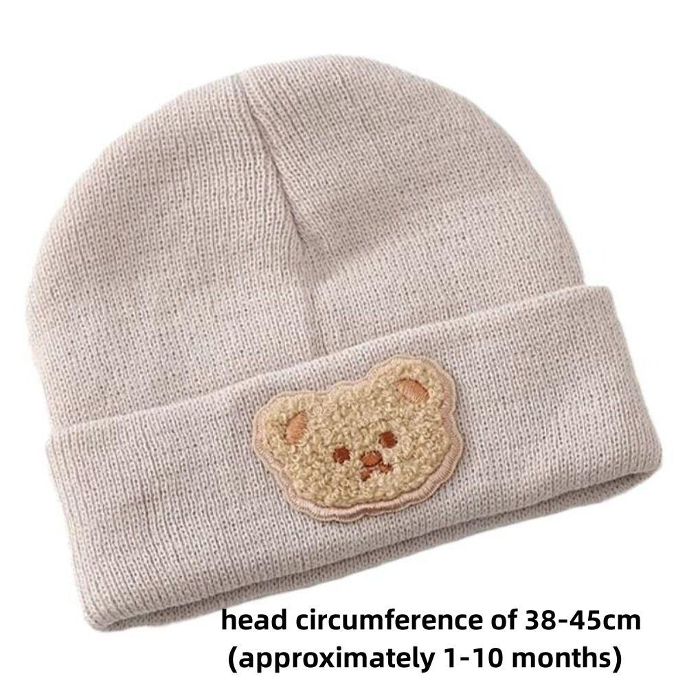 Ear Protection Newborn Baby Hat Soft Knitted Infant Toddler Hat Cute Winter Warm Cap  Boys Girls