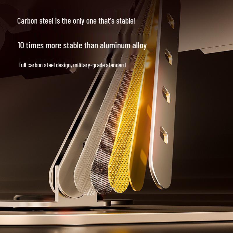 360° Rotating All-Metal Laptop & Tablet Stand with Folding Cooling Feature