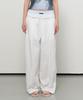 GENERALIDEA Layered Nylon Elastic Waist Pants [White] / Gf2Lpt525