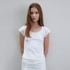 NOEUD Lean U-Neck Tee (Ivory)