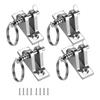 1Set Bimini Top Deck Hinge With Quick Release Pin Tallation Screws Stainless Steel
