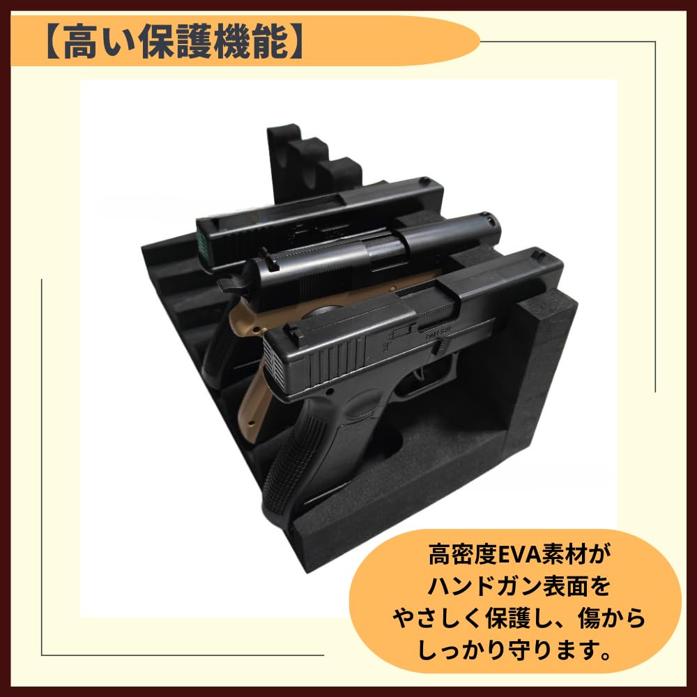 Ideamall Pistolenständer Rack, Revolver, Airsoft, Aufbewahrung, Airsoft Innenraum