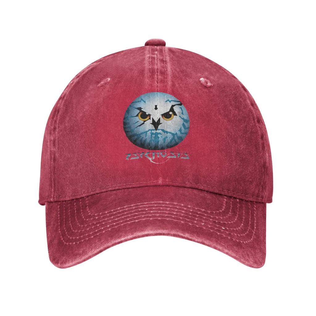 Amiga Psygnosis Owl Washed Denim Cap Casual Baseball Caps Adjustable Hat Summer Unisex Baseball Hats