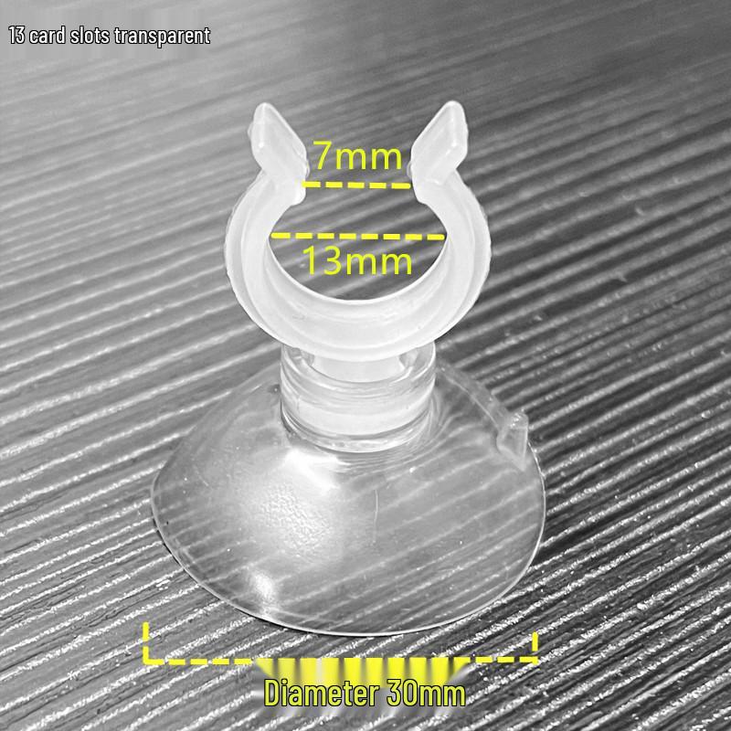 Aquarium Heater, Thermometer, Oxygen Tube, and Water Pipe Suction Cups
